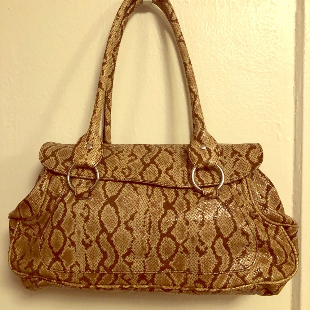 Leather satchel